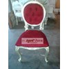 cameo side chair silver leaf ajf-k5 kursi french mode sederhana klsik french furniture aura java