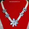 necklace flower art / kalung jepang bunga tahiti