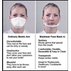 masker plastik/ masker transparant/ sanitary mask/ masker sanitary/ anti saliva mask for restoran/ hotel/ bakery/ supermarket orca-1