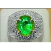 batu mulia vivid green emerald colombia - em 079