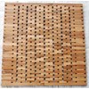 wooden bathmat