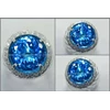 sparkling hot fire royal blue topaz crystal bling-bling - tp 018-1