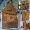 produksi argon sarung tangan kulit untuk welding, apron pelindung dada