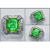 exclusive vivid green zamrud colombia crystal - em 087-1