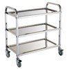 food trolley stainless