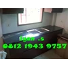 meja dapur granit black gold