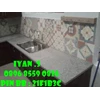 meja dapur granit star white