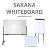 sakana white board, single face gantung, single face stand, double face stand dan flipchart-2