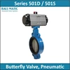 ballmatic - series 501d / 501s - butterfly valve, pneumatic