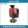 ballmatic - series 318e - 3-way ball valve, electric
