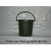 timba 3 galon hitam plastik merk bop