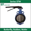 st & h - series stw - butterfly, rubber, wafer