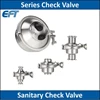 eft - series check valve - sanitary check valve