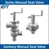 eft - series manual seat valve - sanitary manual seat valve
