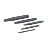 left hand spiral tapered flute extractor set 5 pieces - s35p - gray tools