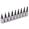 25709 9 pieces torx® head socket set - gray tools
