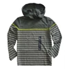 gap kids stripe hooded grey