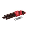 68913sb* 13 pieces sae stubby long arm ball s2 hex key set - gray tools