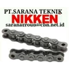 nikken roller chain conveyor chain nikken pt. sarana nikken roller chain ansi standard - conveyor chain nikken-1