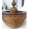 sangkar lovebird motif wayang