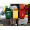 tempat sampah fiberglass - 3 warna