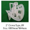 2 crown type pp scrabber packing, mist eliminator, mesh pad