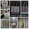 tas kanvas dan blacu / tote bag untuk souvenir pernikahan, seminar, event, sarana promosi dll.