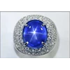 natural no heat vivid blue safir star, sri lanka crystal - sps 266-1