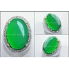 super metallic green chalcedony crystal - rch 072-1