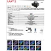 laser tiga dimensi, model : laxy2 ( untuk effect lighting)