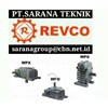 revco gear reducer pt sarana teknik worm motor gearbox