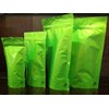 standup pouch green foil with zipper