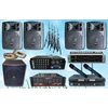 paket karaoke a1: mixer + power + 4 spk 15 inch auderpro