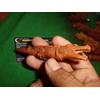 pipa rokok kayu sawo ukir buaya crocodile model 01-3