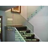 railling tangga stainless+ kaca-1