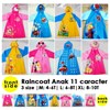 grosir jas hujan anak karakter terusan (supplier)