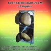 box traffic light / warning light diameter 20cm (2 aspek)