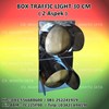 box traffic light / warning light diameter 30cm (2 aspek)