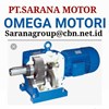 omega motori gear motor pt sarana gear reducer