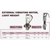 vibrator electric portable mikasa mgz f100 a - mgz k 75-1