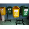 tempat sampah fiber / tempat sampah 40 liter / tempat sampah kuat-2