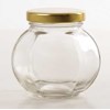 210 ml botol toples beling jar kaca oval & segidelapan oktagon-3