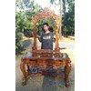 meja rias italy ukir mawar