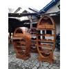 tempat botol oval antik