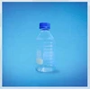 laboratory bottle with pp screw cap and pp pr (blue)