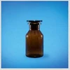 reagent bottle with stopper, amber, soda lime