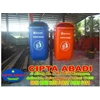 tempat sampah fiber oval/tempat sampah fiber lingkungan-3