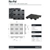 pallet plastic - plastic pallet made from 100% recycled plastic-2