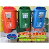 tong sampah fiberglass/tempat sampah gandeng/tempat sampah b3-1