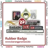 rubber badge / rubber product / emblem karet
